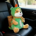 thumbnail image 1 of BotaniNest Function Trash Can And Tissue Holder Vehicle Interior Organizer With Lid And Storage Compartment, 1 of 3