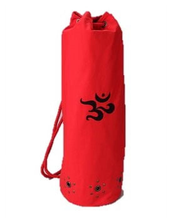 Sac Tapis De Yoga Ewedoos – Mandala Multicolore – Toile Doublée, Poches Zippées