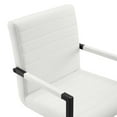 thumbnail image 4 of Modway Savoy Vegan Leather Dining Chairs - Set of 2 in White, 4 of 9