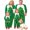 B# White Green, variant on Sunisery Christmas Family Matching Pajamas Sets Christmas Tree Print Holiday Xmas Pjs Sleepwear for Family Adults Kids Baby