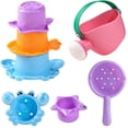 5 Pieces Bath Toys, Outdoor Water Table Toys Beach/Pool Toy Gift ...