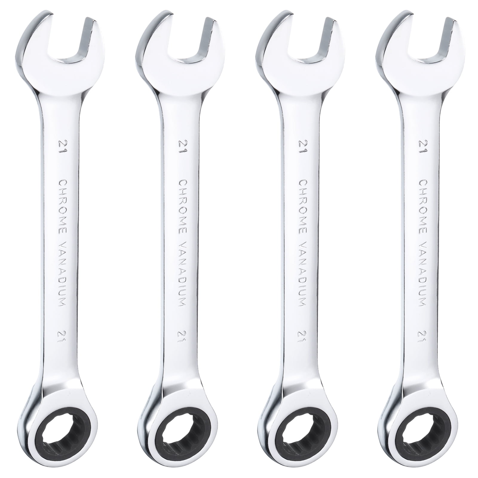 Skweawert 1 Inch Flex-Head Ratcheting Wrench - SAE 72-Tooth, 12-Point Box End, Heat-Treated CR-V Steel, 180° Pivoting Head - View #11
