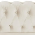 thumbnail image 6 of Morden Fort Couches for Living Room, Sofas for Living Room Furniture Sets, Chair and Loveseat 2 Pieces, Fabric, Velvet Beige, 6 of 6