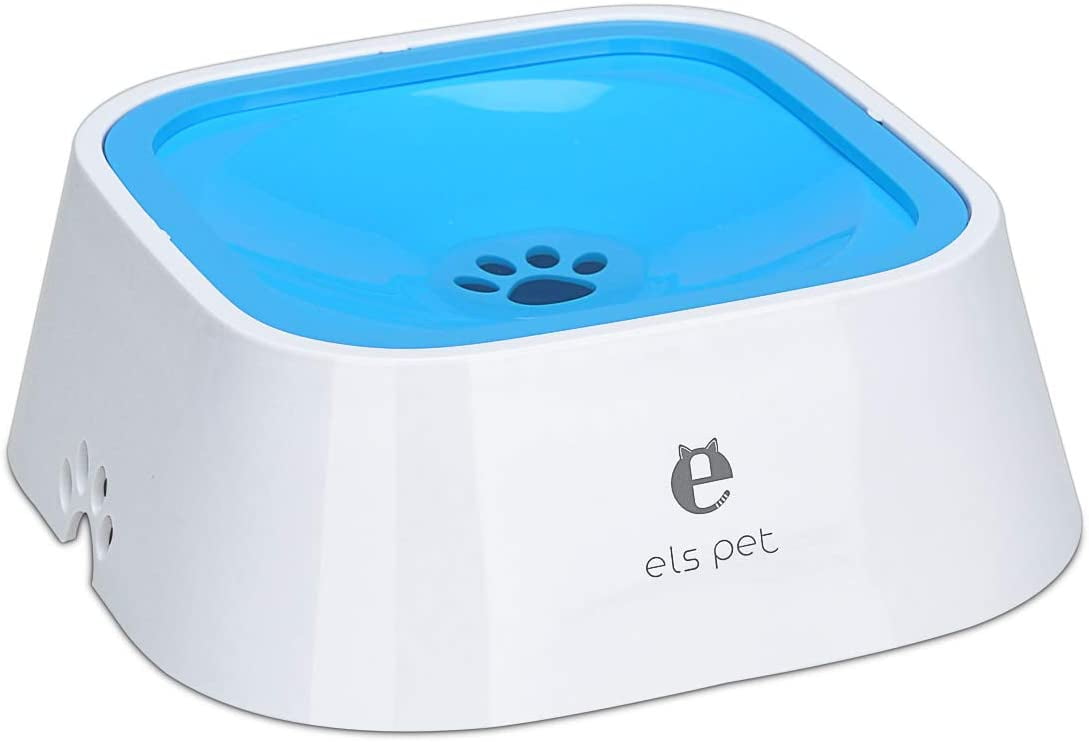 Pet Floating Water Bowl, 1.5L SlowDown Pet Water Bowl, No Spill Anti