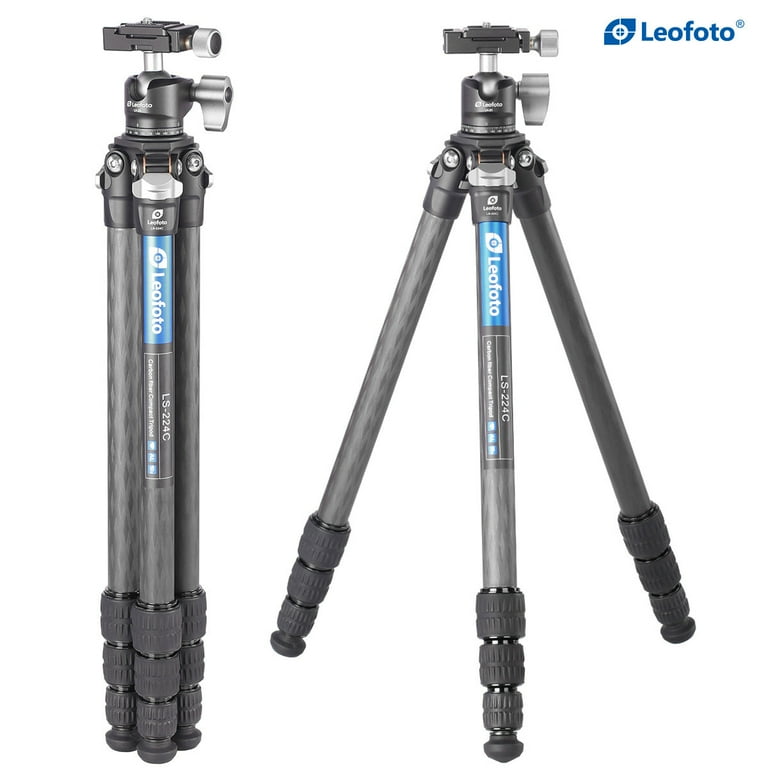 Leofoto LS-224C+LH-25 Professional Light Weight Carbon Fiber Tripod with Ballhead Kit