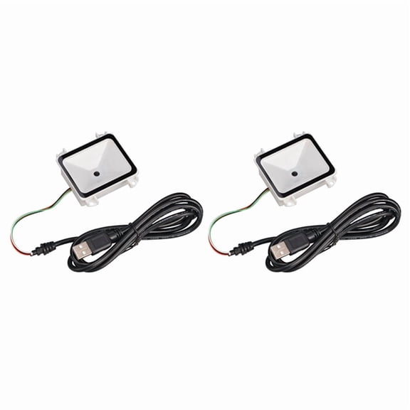 2X Embedded 2D Barcode Scanner USB QR Barcode Reader RS232 TTL Interface Kiosk Small Fixed Installation Barcode Printer
