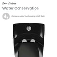 thumbnail image 6 of Chateau One-Piece Elongated Toilet Dual-Flush in Glossy Black 1.1/1.6 gpf, 6 of 14