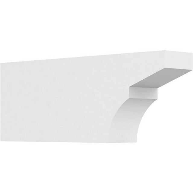 Ekena Millwork RFTP03X06X16MON 6 x 3 x 16 in. Standard Monterey Architectural Grade PVC Rafter Tail