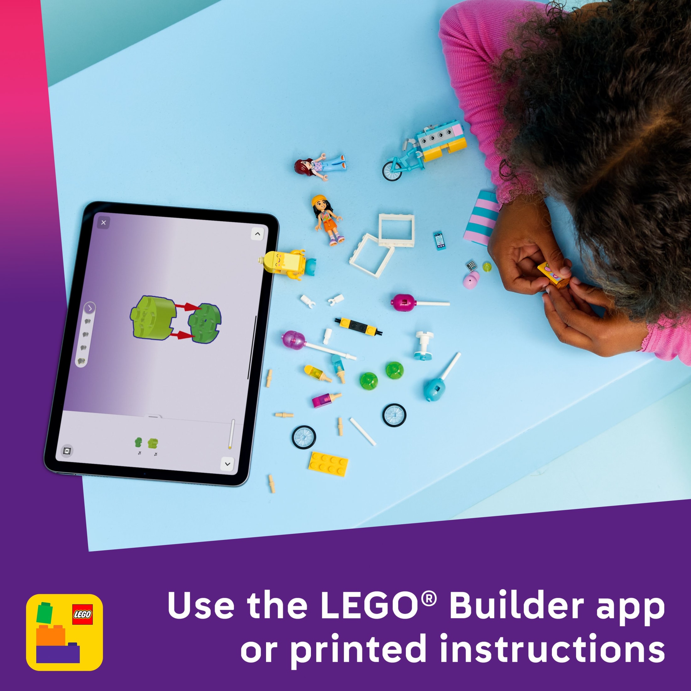 LEGO Friends Puesto de Helados y Globos Juguete de Construcción para Niñas y Niños - Set de juego de simulación para niños, de 6+ años - Con minimuñecas Liann y Paisley y accesorios - Idea de regalo para cumpleaños - 42692 7