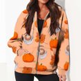 thumbnail image 4 of Chandails à Capuche Zippés pour Femmes Rabais de 50 % en Liquidation Blouse Imprimée Mode Hauts à Manches Longues Chandail Poches à Capuche, 4 of 9