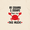 thumbnail image 4 of Inktastic Grammy and Gramps Love Me Grandson Grandchild Boys or Girls Baby T-Shirt, 4 of 5