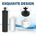 Aquacrest replacement water filter for gravity water filter system nsf