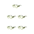 thumbnail image 2 of Qarigey Gafas de lectura Marco grande Gafas de lectura Receta Diseño cuadrado Aleación Computadora Hipermetropía Moda Dulce Tipo de regalo Type2 NO2, 2 of 6