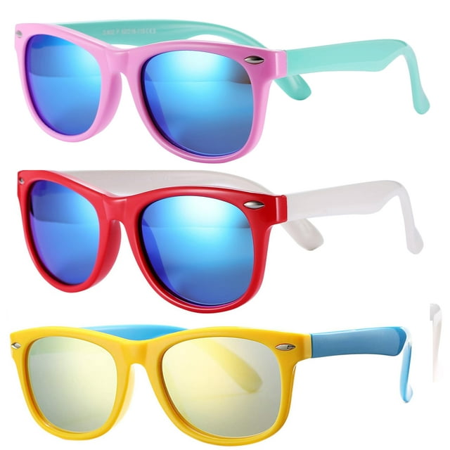 Lentes de Sol Polarizados Flexibles de Goma TPEE Pro Acme para Niños