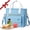 Blue-Small 11L, variant on Deluxe Insulated Lunch Box Bag Women - Leakproof Waterproof Cooler With Multi Pockets Removable Strap For Work Picnic Teacher Mothers Day Christmas Birthday Gifts