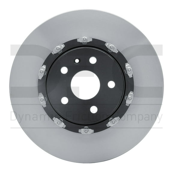 Front Right Dynamic Friction Company Hi-Carbon Alloy Aluminum Hat Brake Rotor (1) 900-47077DA For 2016-2019 Cadillac ATS, 2017-2019 Chevrolet Camaro