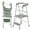 Green, variant on LevLad Toddler Kitchen Step Stool Helper for Kids, Foldable Learning Standing Tower for Kitchen Counter, Bathroom Sink, Gray
