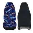 thumbnail image 2 of Jeiento Dragonfly Car Seat Covers Front Seats Only Car Seat Protectors Covers for Women Girl Automobile Driver Seat Covers High Back Seat Cushion Covers Decor Accessory Fit for Most Vehicles 1 Pcs, 2 of 6