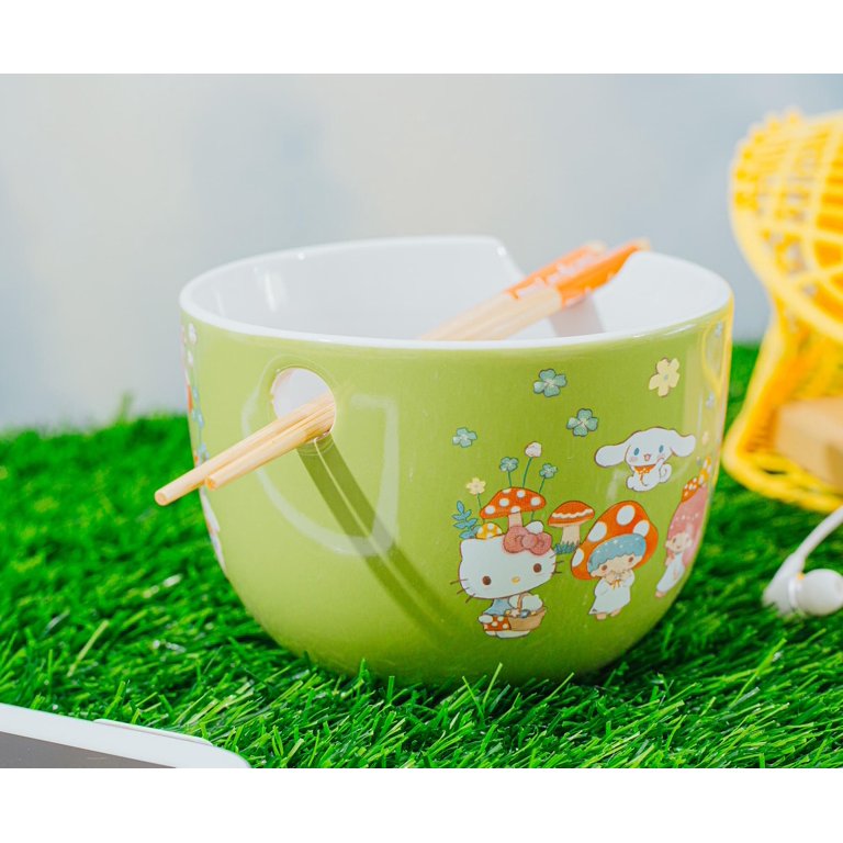 Sanrio Hello Kitty and Friends Mushroom Crew Ceramic Ramen Bowl