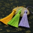 thumbnail image 6 of U8MO 8cm Ice Silk Tassel Trim Key Chian Pendant Jewelry Making DIY 28 Colors Option-21# coffee, 6 of 8