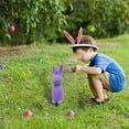 thumbnail image 1 of fsxdhpcsgfc Rabbit Shaped Inserts Green Rabbit Shaped Potted Easter Bunny Suitable For Easter Porch Decoration Outdoor/Indoor Woven Ground Cover Wall Numbers Plaque 7 Rain Gauge Replacement Tube Board, 1 of 4