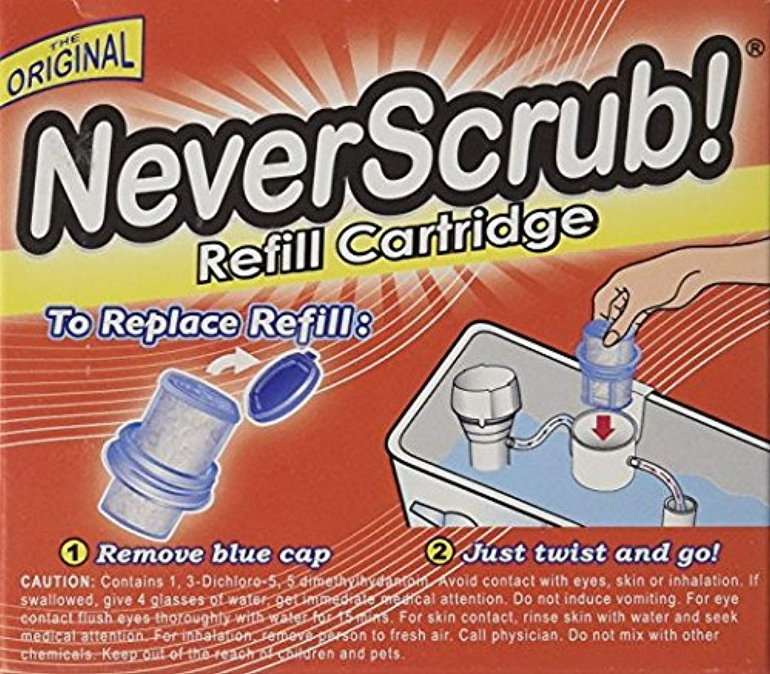 NeverScrub NeverScrub Automatic Toilet Bowl Cleaning System Refill