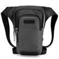 thumbnail image 1 of Hukapapa, nueva bolsa para piernas para deportes al aire libre, bolsillo para montar, bolsa de mensajero para hombres y mujeres, bolsa de pecho reflectante táctica, gris, 1 of 5