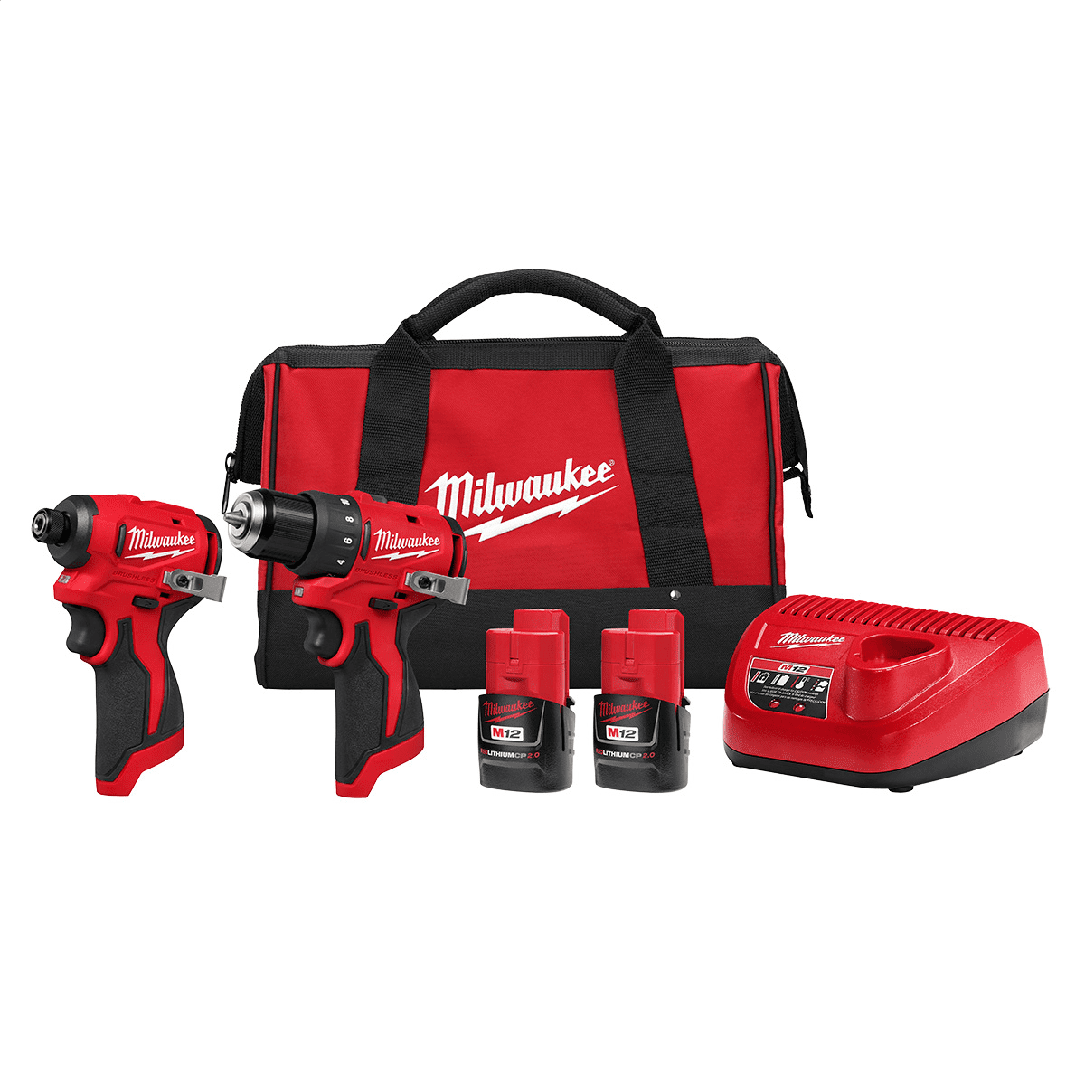 Milwaukee 2691-22 M18 Combo Battery, 18V Cordless Compact Drill
