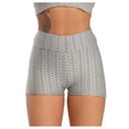 thumbnail image 4 of Pantalones cortos deportivos para mujer, ropa de Yoga, mallas Push Up de cintura alta para gimnasio, Fitness, sin costuras, levantamiento de cadera, ropa deportiva ajustada, 4 of 4