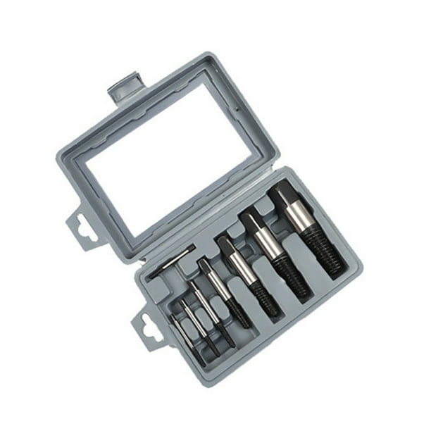 8pcs/set Screw Extractors Alloy Steel Tap Triangle Valve Water Broken