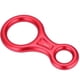 thumbnail image 1 of Descensor de cuerda con forma de 8 de 35 kN, anillo de rapel, equipo de rescate para escalada en roca (rojo), 1 of 13