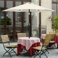 thumbnail image 6 of CHYVARY 7.5ft LED Patio Umbrella Round Market Outside Table Umbrella for Deck, Poolside and Patio, Cream, 6 of 9