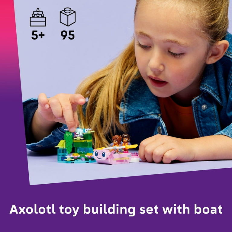 LEGO Friends Axolotl Adventure Boat Set, 42681, Pretend Play Toy