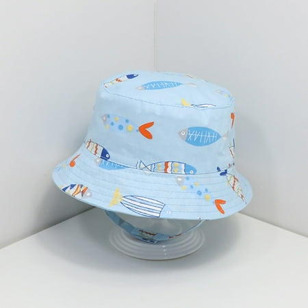 

STEADY Fashion Children Summer Printing Sunshade Sunscreen Hat Cap 46-50cm / Orange