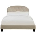 thumbnail image 2 of Home Fare Tufted Upholstered Bed in Beige Linen Fabric, 2 of 8
