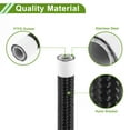 thumbnail image 6 of Unique Bargains Fuel Line Hose Black Vacuum Hose Automotive Fuel Hose 8ft 0.42"ID 37.33"OD PTFE Rubber,Stainless Steel,Nylon Braided 1 Pcs AN8, 6 of 7