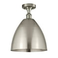 thumbnail image 2 of Innovations Lighting  Metal Bristol - 1 Light 12" Semi-Flush Mount Brushed Satin Nickel, 2 of 5