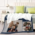 thumbnail image 5 of Mothers Day Blanket for Mom Grandma, Custom Blanket with Picture, Photo Collage Blankets Customized Blanket with Photos, Personalized Mother Day Birthday Gifts for Nana Grandpa Dad Friends Blankets, 5 of 5