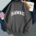 thumbnail image 2 of Ketyyh-chn99 Womens Sweatshirts 2024 Fall Long Sleeve Tunic Tops Loose Casual Pullover Dark Gray,2XL, 2 of 3