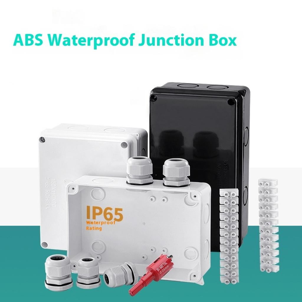 Waterproof Junction Box With Terminals Electrical Cable Wire Connectors Box
