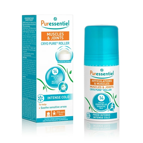 Puressentiel Muscles and Joints Cryo Pure Roller, Muscle Roller, 2.53 oz