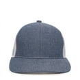 thumbnail image 3 of Outdoor Cap MBW-800CB Chambray Platinum Series Mesh Back Cap-Heathered Navy/White, 3 of 8