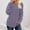 *Purple, variant on ClodeEU Womens Soft Long Sleeve Crewneck Shirts ,Fall Casual Loose Fit Knit Tops Blouses ,Fall Sweaters Curved Hem White,Womens Plus S
