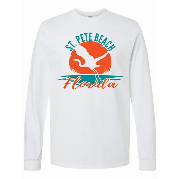 Inktastic St. Pete Beach Florida Vacation Long Sleeve T-Shirt