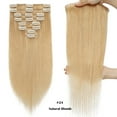 thumbnail image 6 of Benehair Clip In Human Hair Extensions Full Head Real Remy Hair Clip In Weft 8 Pcs Blonde Hair 8"-24" Long AAA+US HOT SALE, 6 of 11