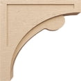 thumbnail image 3 of 9"W x 36"D x 36"H Thin Viola Rough Cedar Woodgrain TimberThane Corbel, Primed Tan, 3 of 6