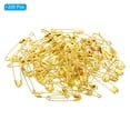 thumbnail image 3 of Uxcell Safety Pins 0.87 Inch Nickle Plated Small Sewing Pins Gold Tone 200Pcs, 3 of 5