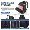 thumbnail image 3 of Mochila Jeluno Mesh Lightweight Black 45x32x14 cm, 3 of 6