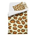 thumbnail image 2 of Leopard Print Duvet Cover and Pillowcase Set for Single Bedding, Bedroom Accessories for Kids Teens, 2 of 5