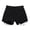 Black, variant on Jean Shorts Women Slim Ripped Raw Hem Elastic High Waisted Denim Shorts Casual Summer Distressed Trousers with Pockets Black M